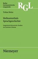 Hofmannsthals Sprachgeschichte (eBook, PDF) - Heinz, Tobias