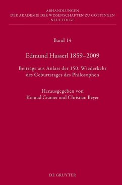 Edmund Husserl 1859-2009 (eBook, PDF) Cover Edmund Husserl 1859-2009 (eBook, PDF)
