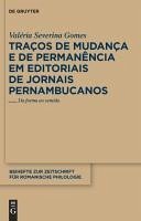 Cover Traços de mudança e de permanência em editoriais de jornais pernambucanos (eBook, PDF)