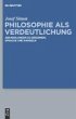 Philosophie als Verdeutlichung (eBook,... - Bild 1