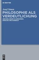 Philosophie als Verdeutlichung (eBook, PDF) - Simon, Josef