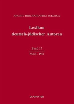 Lexikon deutsch-jüdischer Autoren 17. Meid - Phil (eBook, PDF)