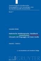 Cover Italienische Mediensprache. Handbuch / Glossario del linguaggio dei mass media (eBook, PDF)