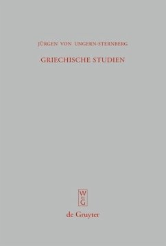 Griechische Studien (eBook, PDF) - Ungern-Sternberg, Jürgen von