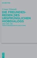 Die Freundesreden des ursprünglichen Hiobdialogs (eBook, PDF) - Nømmik, Urmas