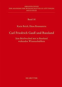 Carl Friedrich Gauß und Russland (eBook, PDF) - Reich, Karin; Roussanova, Elena