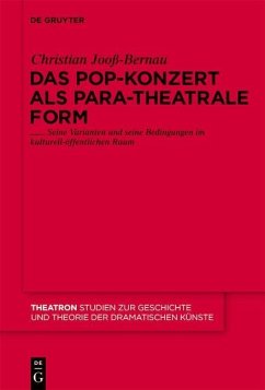Cover Das Pop-Konzert als para-theatrale Form (eBook, PDF)