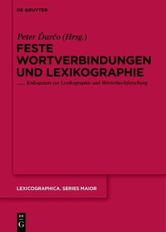 Feste Wortverbindungen und Lexikographie (eBook, PDF)