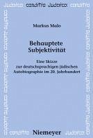 Behauptete Subjektivität (eBook, PDF) - Malo, Markus