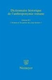 Dictionnaire historique de l'anthroponymie romane (Patronymica Romanica) II/1. L'homme et les parties du corps humain 1 (eBook, PDF)