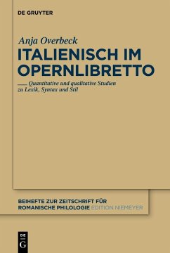 Italienisch im Opernlibretto (eBook, PDF) - Overbeck, Anja