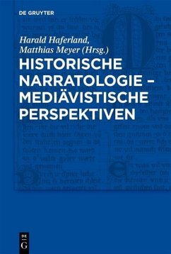 Historische Narratologie - Mediävistische Perspektiven (eBook, PDF)
