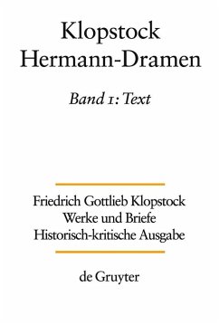 Werke und Briefe. Abteilung Werke VI: Hermann-Dramen. Text. Band 1 (eBook, PDF) - Klopstock, Friedrich G.