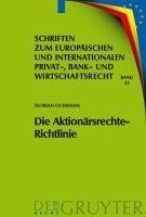 Die Aktionärsrechte-Richtlinie (eBook, PDF) - Ochmann, Florian