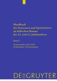 Artusromane nach 1230, Gralromane, Tristanromane (eBook, PDF)