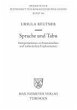 Sprache und Tabu (eBook, PDF) - Bild 1