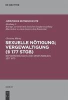 Sexuelle Nötigung; Vergewaltigung (§ 177 StGB) (eBook, PDF) - Müting, Christina