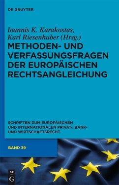 Cover Methoden- und Verfassungsfragen der Europäischen Rechtsangleichung (eBook, PDF)