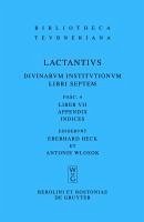 Liber VII (eBook, PDF) - Lactantius, Lucius Caelius Firmianus