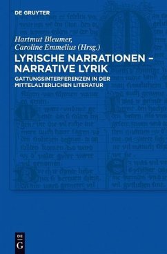 Cover Lyrische Narrationen - narrative Lyrik (eBook, PDF)