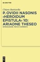 P. Ovidii Nasonis >Heroidum Epistula< 10: Ariadne Theseo (eBook, PDF) - Battistella, Chiara