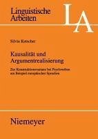 Kausalität und Argumentrealisierung (eBook, PDF) - Kutscher, Silvia