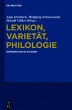 Lexikon, Varietät, Philologie (eBook,... - Bild 1