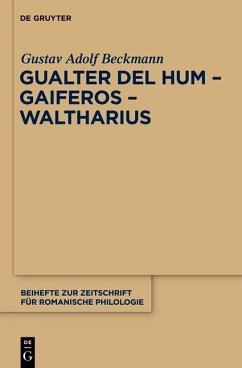 Cover Gualter del Hum - Gaiferos - Waltharius (eBook, PDF)
