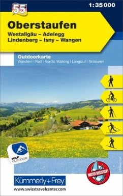 Kümmerly+Frey Outdoorkarte Oberstaufen