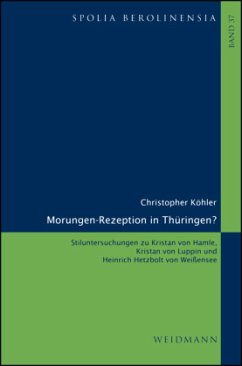 Morungen-Rezeption in Thüringen? - Köhler, Christopher