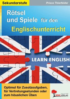 Cover Rätsel und Spiele für den Englischunterricht (eBook, PDF)