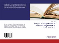 Analysis of the potential of rural area development in South Muntenia