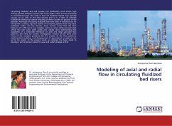 Modeling of axial and radial flow in circulating fluidized bed risers