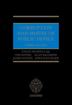 Corruption and Misuse of Public Office 3e - Nicholls