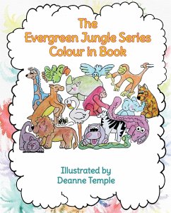 The Evergreen Jungle Series Colour In Book - Temple, Deanne