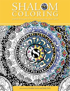Cover Shalom Coloring: Jewish Designs for Contemplation and Calm