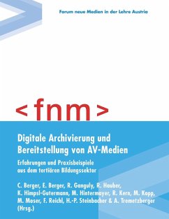 Cover Digitale Archivierung und Bereitstellung von AV-Medien