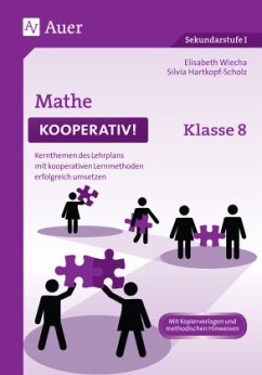 Mathe kooperativ Klasse 8 - Wiecha, Elisabeth;Hartkopf-Scholz, Silvia