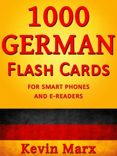Cover 1000 German Flash Cards (eBook, ePUB)