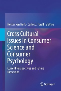 Cross Cultural Issues in Consumer Science and Consumer Psychology