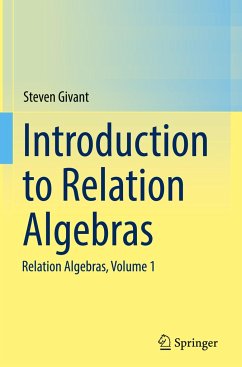 Introduction to Relation Algebras - Givant, Steven