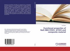 Functional properties of Na0.5Bi0.5TiO3, SrTiO3 and composite material