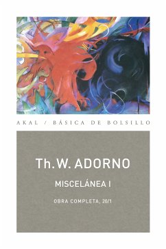 Miscelánea I (eBook, ePUB) - Adorno, Theodor W.