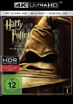 Harry Potter und der Stein der Weisen 4K 1 UHD-Blu-ray 1 Blu Ray Disc