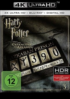Harry Potter und der Gefangene von Askaban 4K, 1 UHD-Blu-ray - Daniel Radcliffe,Rupert Grint,Emma Watson