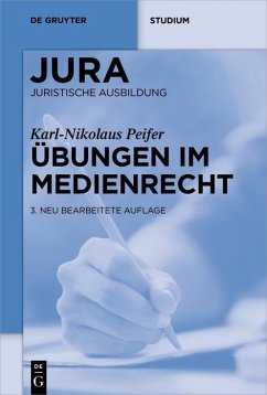 Übungen im Medienrecht (De Gruyter Studium) (German Edition)