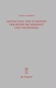 Gestaltung und Funktion der Reden bei Herodot und Thukydides (eBook, PDF) - Scardino, Carlo
