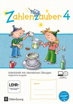 Zahlenzauber 4. Schuljahr - Allgemeine Ausgabe - Arbeitsheft mit interaktiven Übungen auf scook.de - Dolenc-Petz, Ruth;Kullen, Christine;Ihn-Huber, Petra