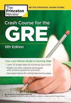 Crash Course for the GRE, 6th Edition (eBook, ePUB) - The Princeton Review