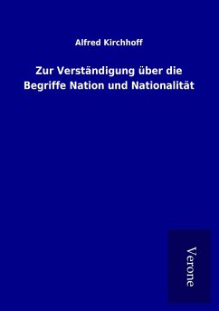 Zur Verständigung über die Begriffe Nation und Nationalität